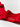Kniestrümpfe aus ägyptischer Baumwolle Rosso